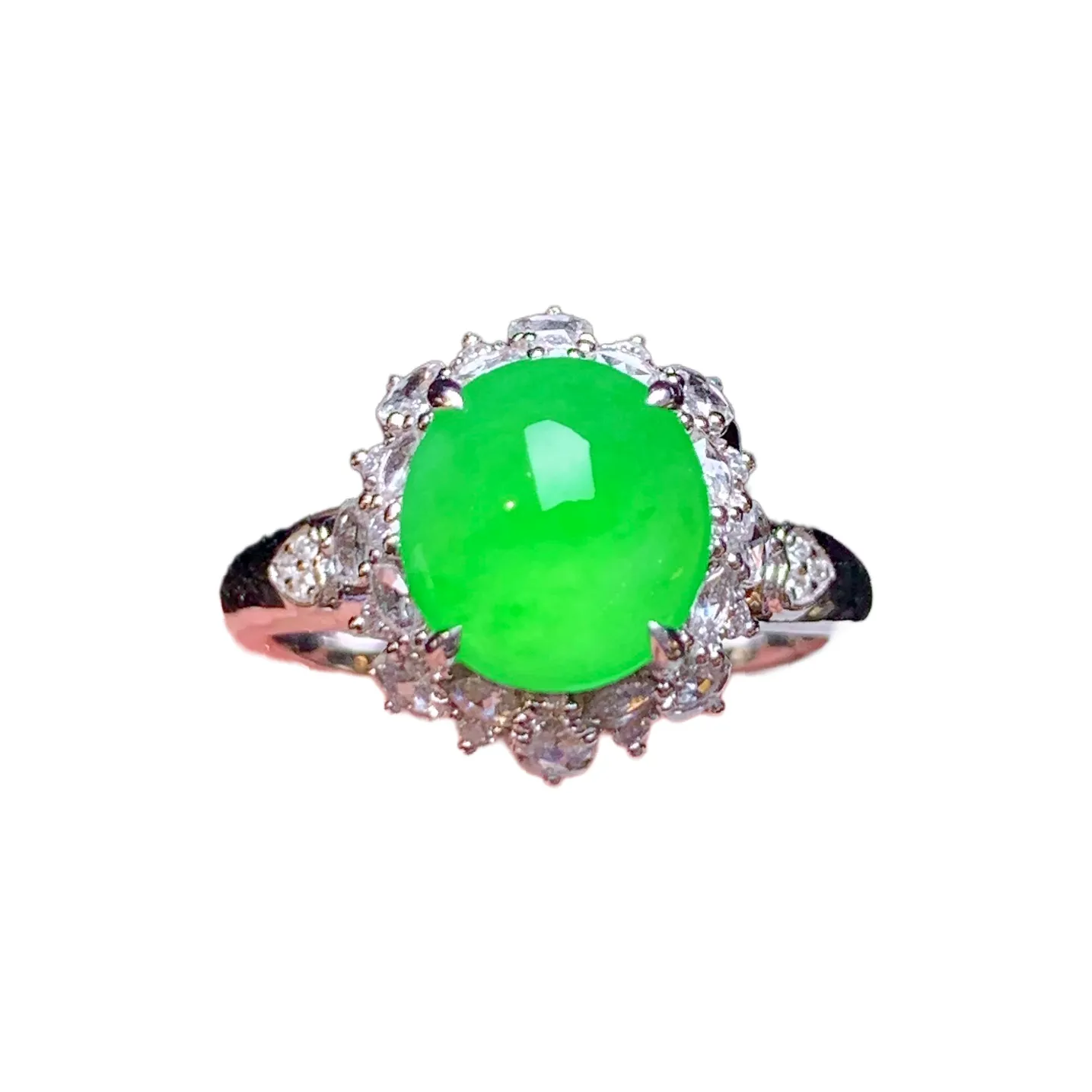 Xiangyan Ice Glutinous Jadeite Rings Women's