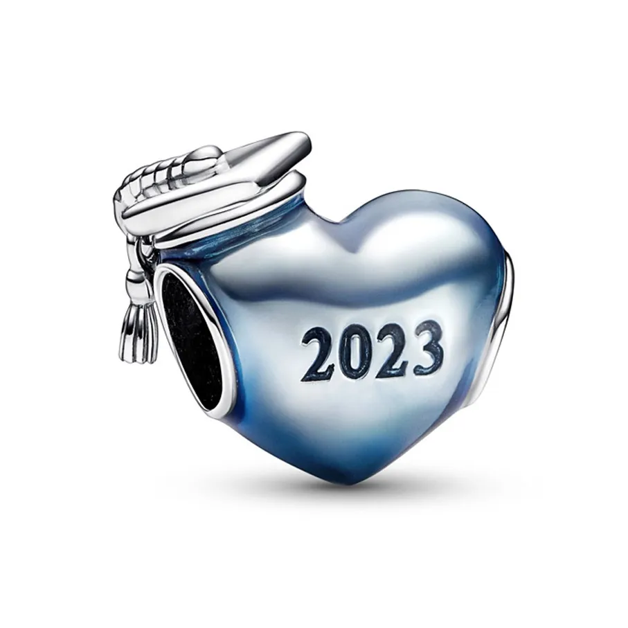 Pandora Эмаль Серебряные Подвески Унисекс Синий