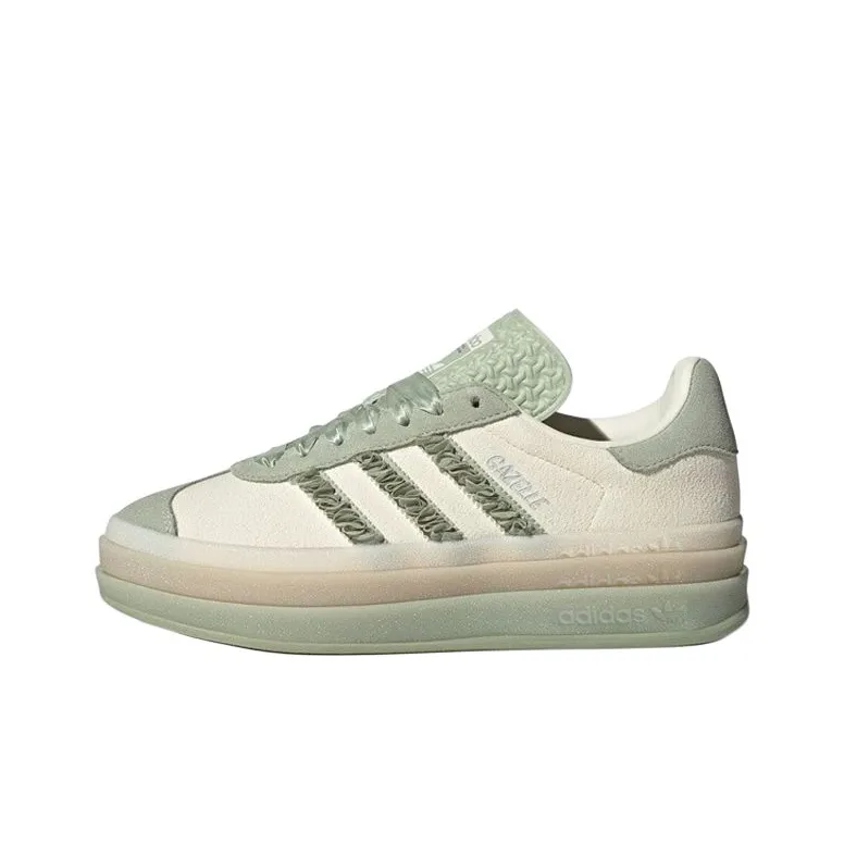 Adidas Originals Gazelle Abrasion Resistant Низкие Кроссовки для скейтбординга Женские Зеленые