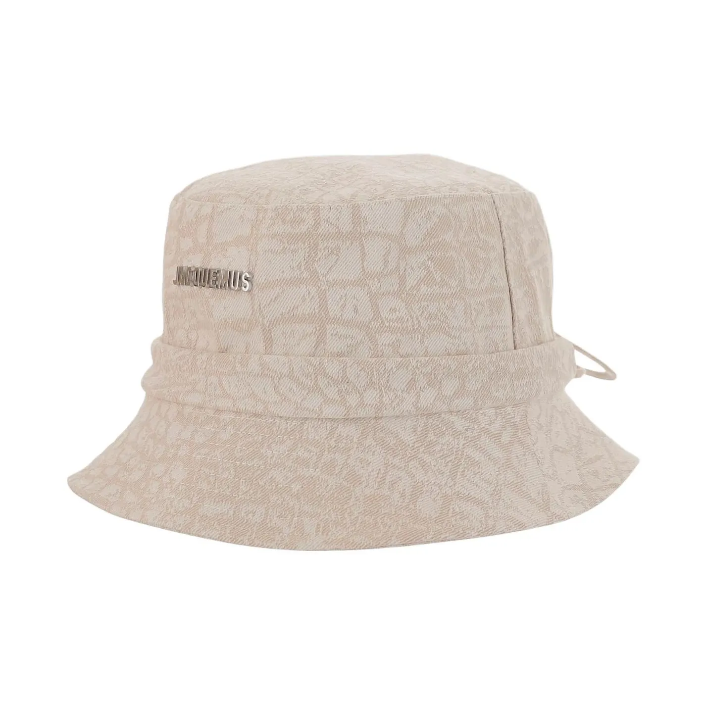 Jacquemus Cotton Bucket Hats Женские Бежевый
