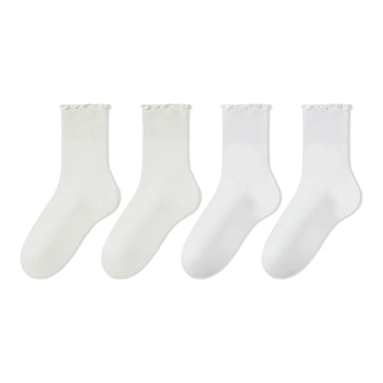 Moremoli Mid Calf Socks Women's 4 Pack