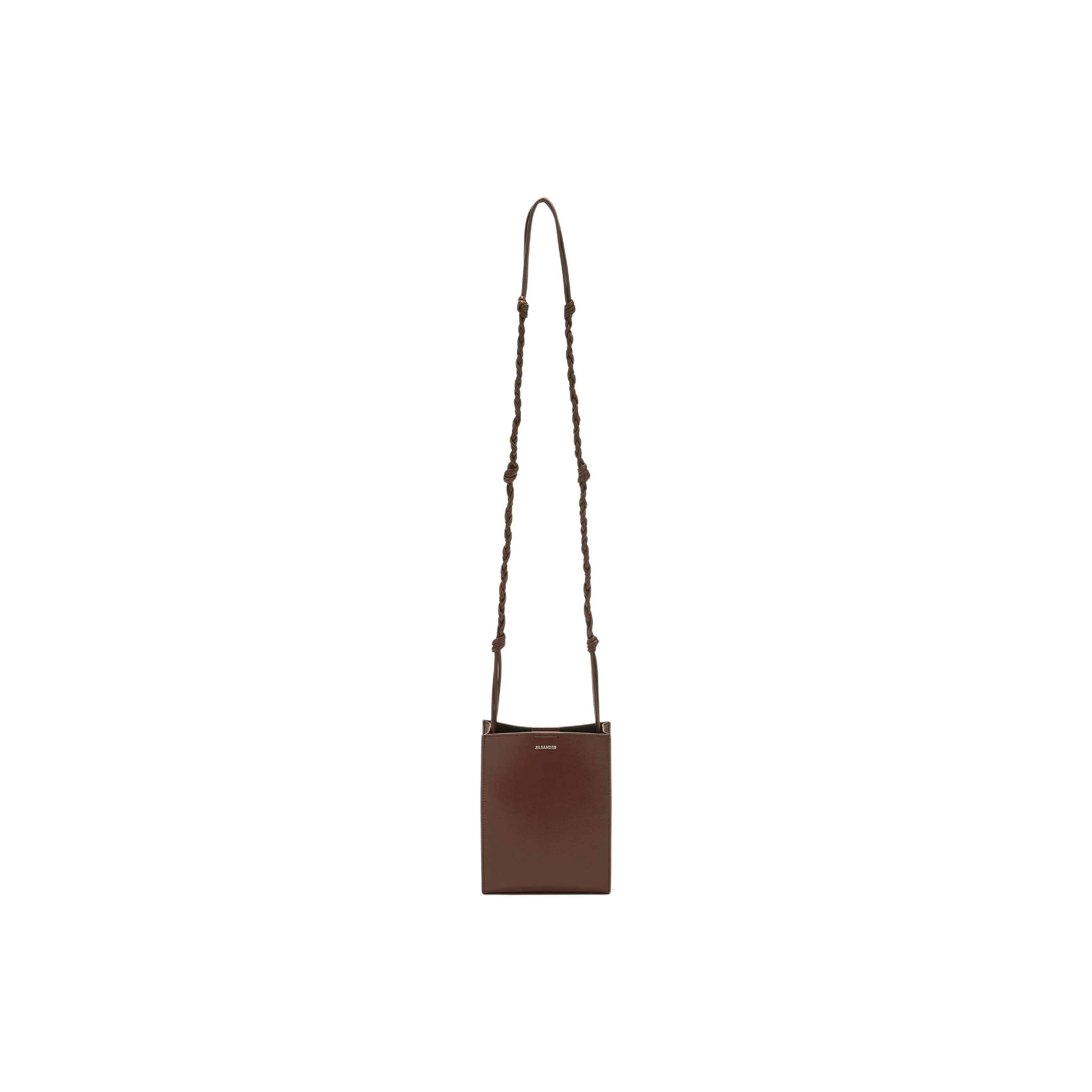 JIL SANDER Tangle Small Logo Embossed Crossbody Bag