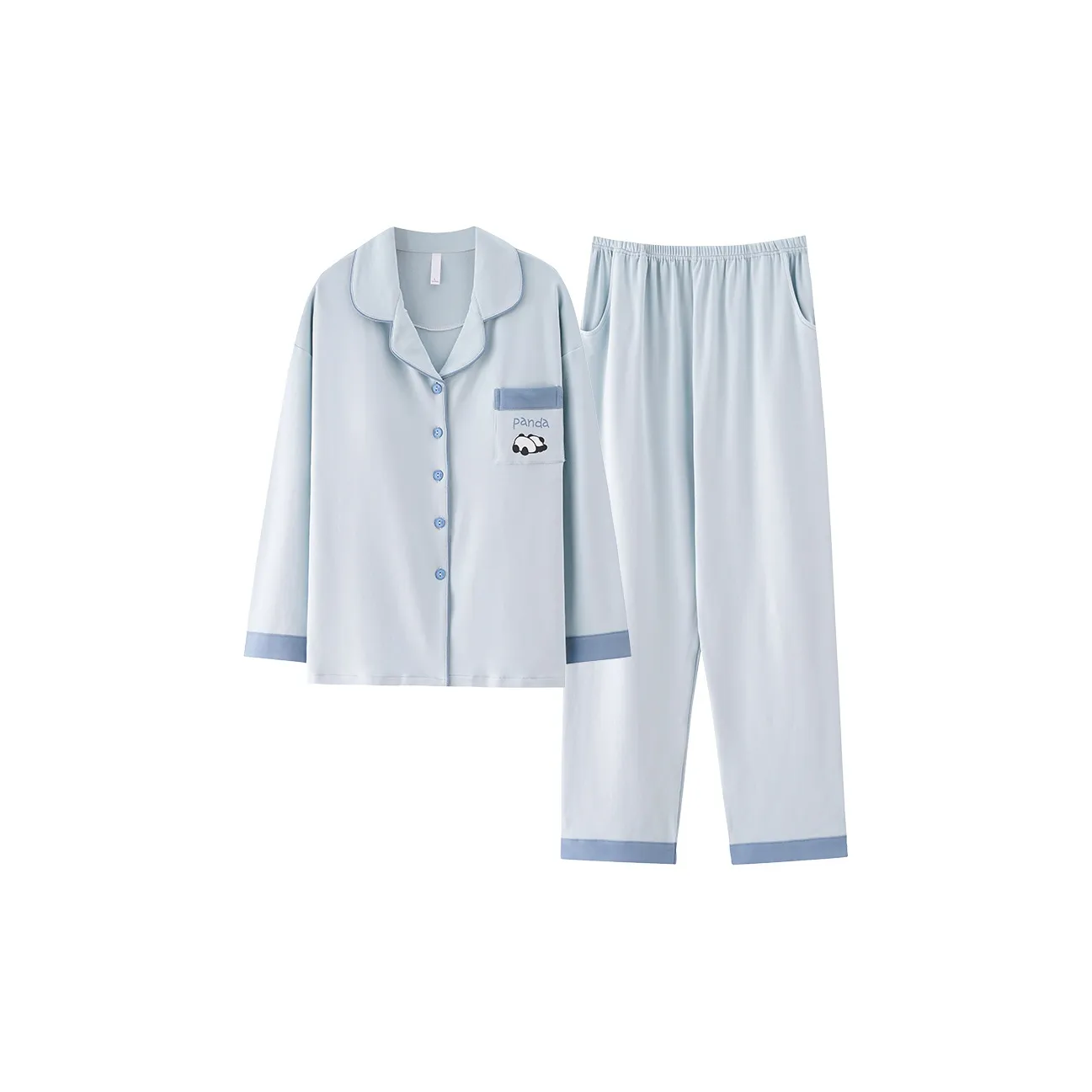 Pretty Lady Pajama Set Women's Light Blue