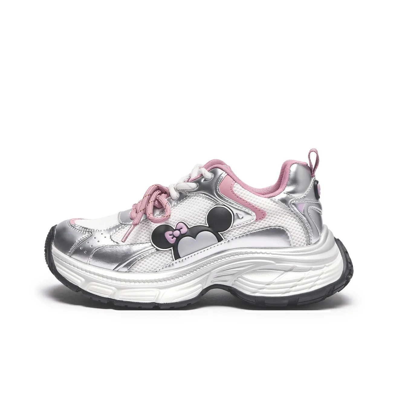 Disney x Hotwind Mickey Family Series Height Increasing Low-Top Chunky Sneakers Women's