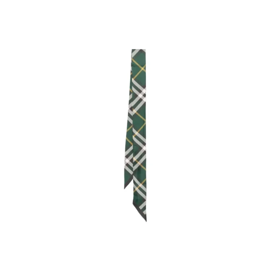 Burberry Silk Scarves Women's Dark Green