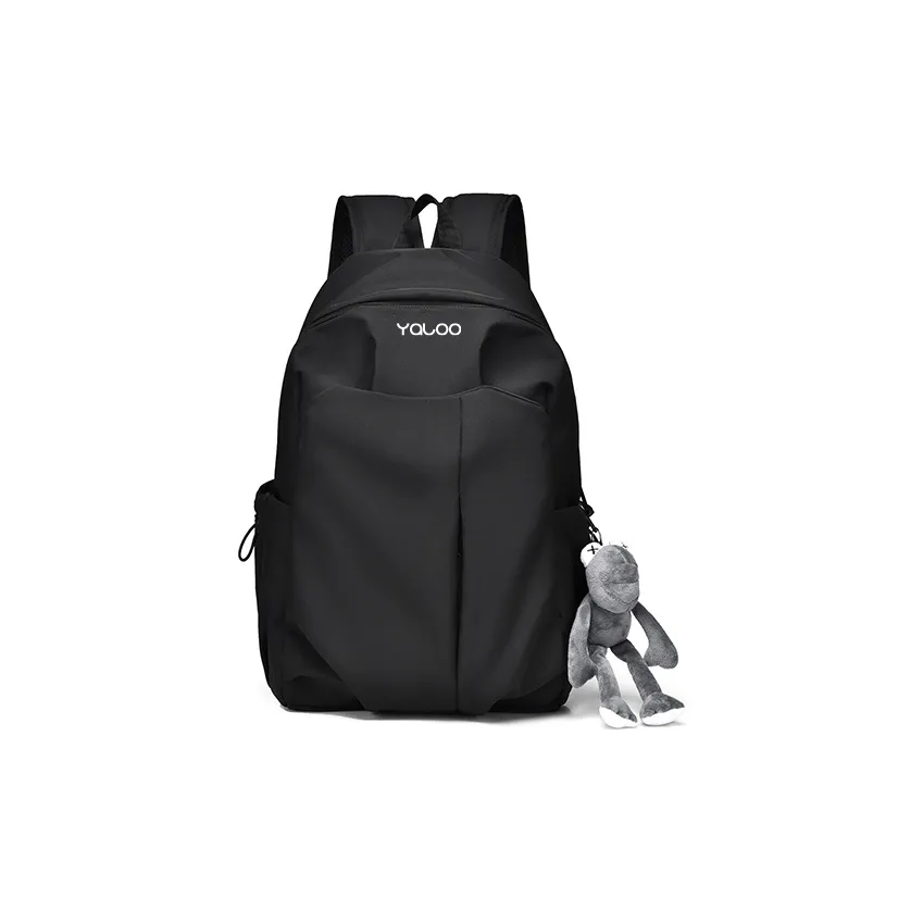 Yalu Nylon Backpack Travel Bag Laptop Bag Unisex Black/White/Red/Gray