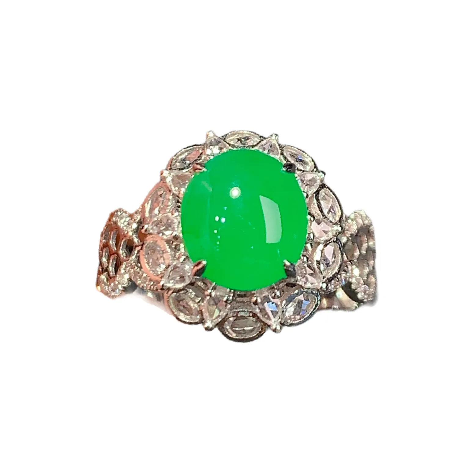 Xiangyan Ice Glutinous Jadeite Rings Women's