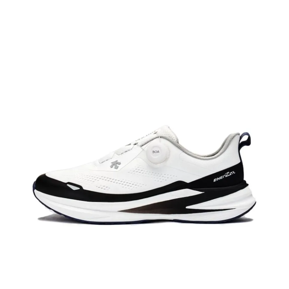 DESCENTE Abrasion Resistant Low Top Running Shoes Men's White