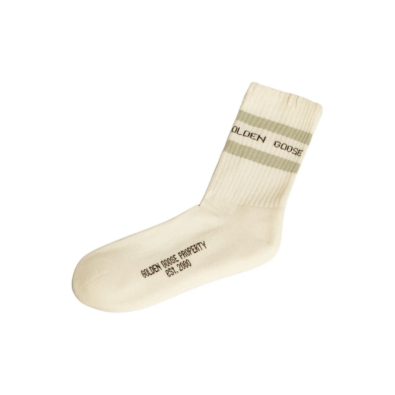 Golden Goose Deluxe Brand Distressed Ribbed Socks