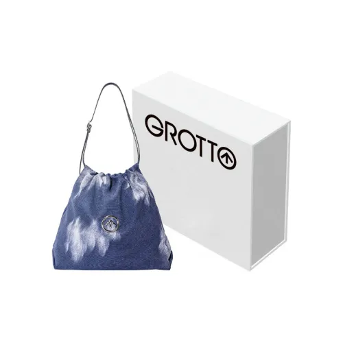 GROTTO Сумки через плечо Джинсовый синий Женские