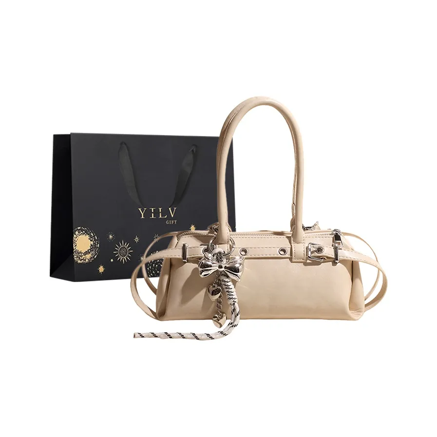 Yi Brigade ПУ (полиуретан) Сумка Стандартная Женская Розовая Экрю Синяя Хаки Черная