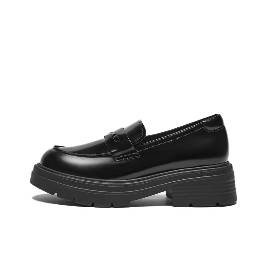 BATA Лоферы Черные Женские