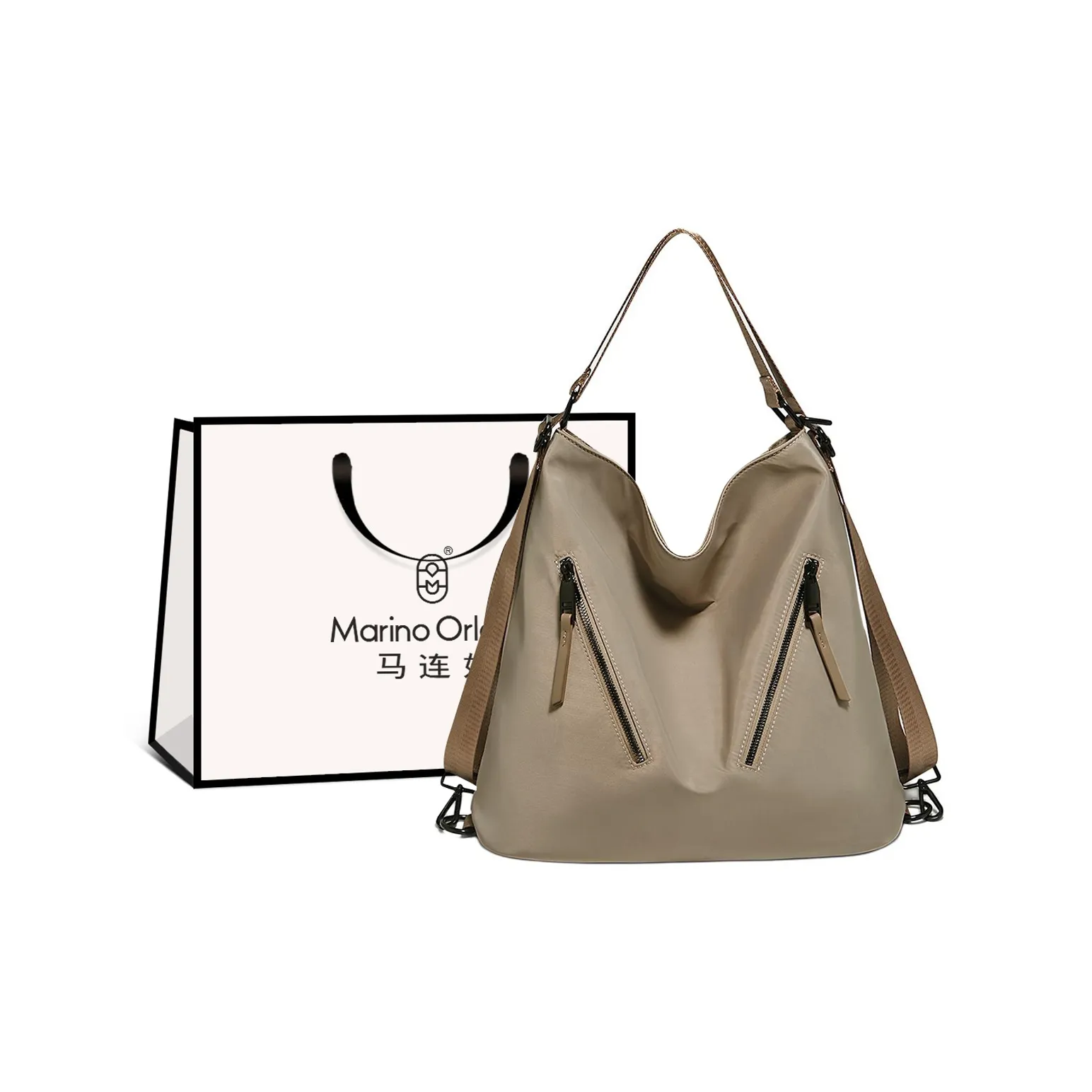 MARINO ORLANDI Сумка через плечо Унисекс Черная