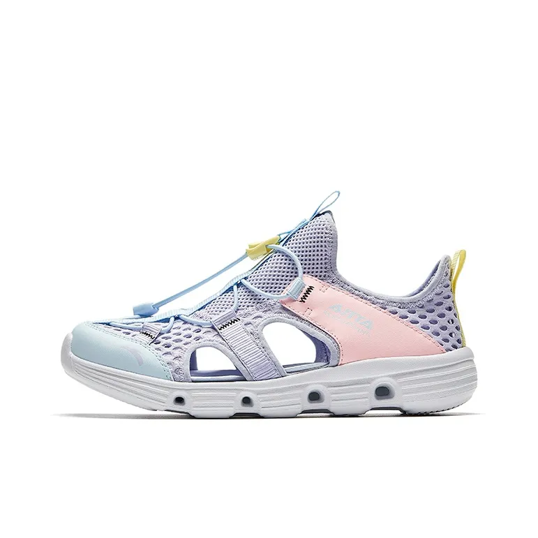 Antakids Дышащий Быстросохнущий Легкий Амортизация Низкий Топ Детские Сандалии Холодный Фиолетовый Кремовый Розовый Ледяной Синий
