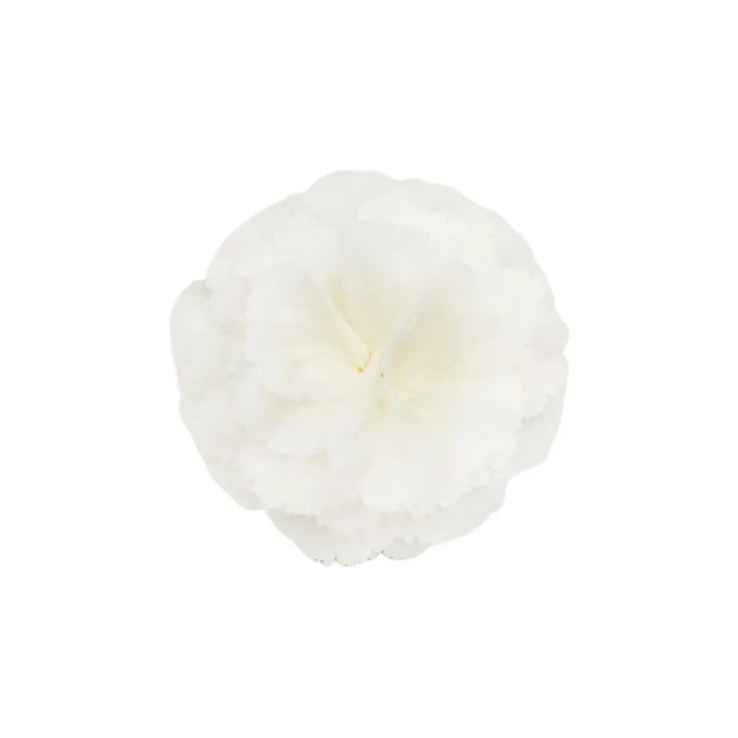 CELINE Fleur CELINE Œillet Lapel Pin In Silk Brass And Steel