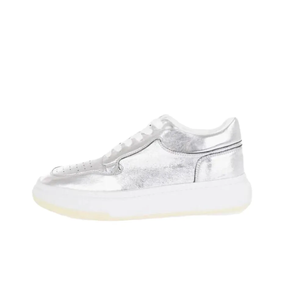 Maison Margiela Low Top Skateboard Shoes Women's Silver