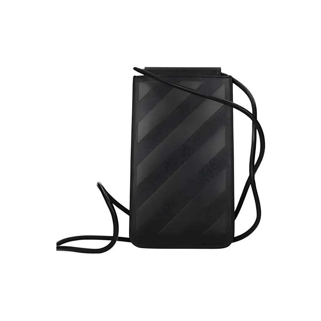 OFF-WHITE Artificial Leather Crossbody Bag Men's Black