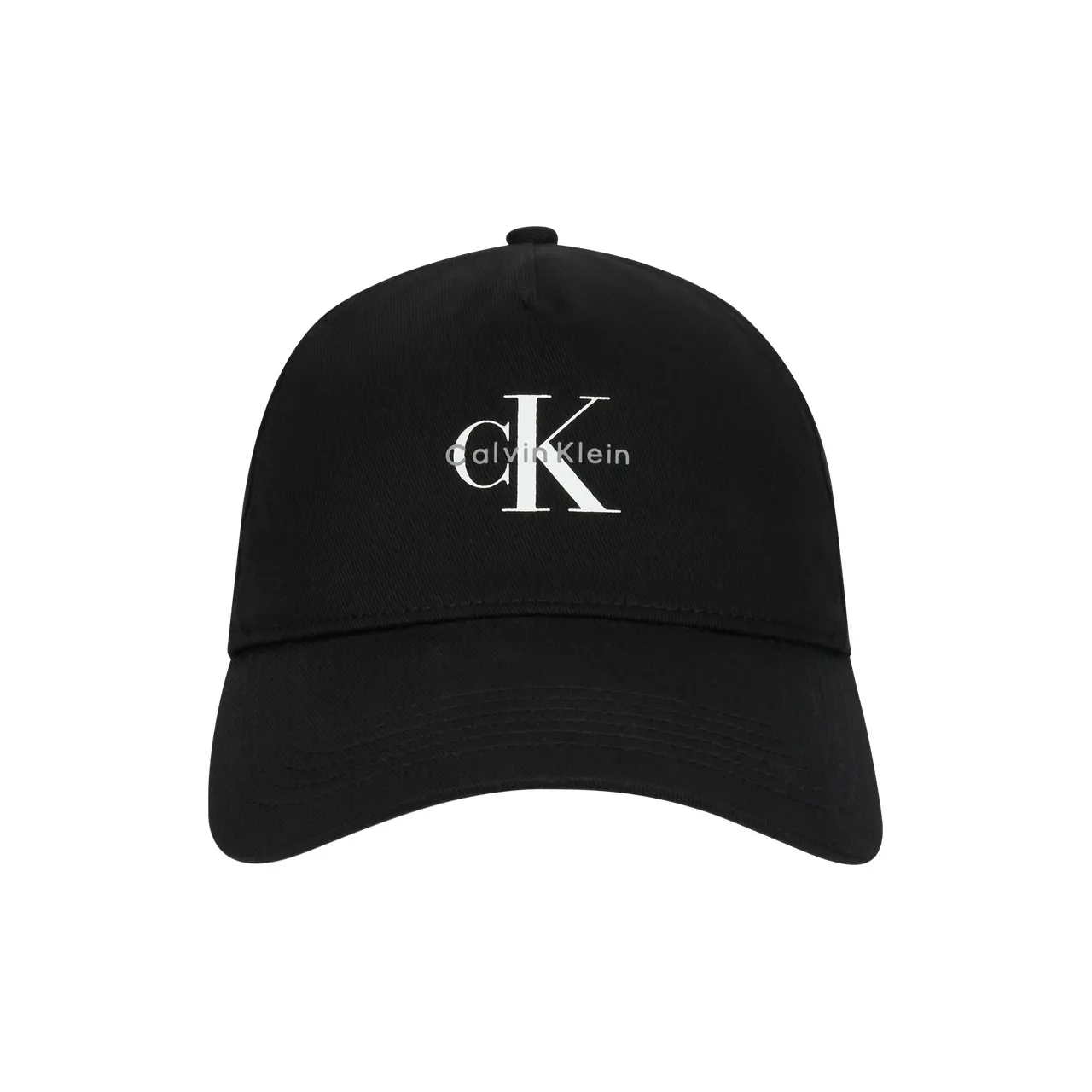 CALVIN KLEIN Cotton Baseball Caps Unisex Space Black