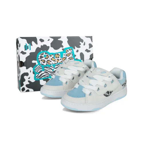 Ollieskate Кроссовки для скейтбординга Low Top Белый и Синий цвет Унисекс