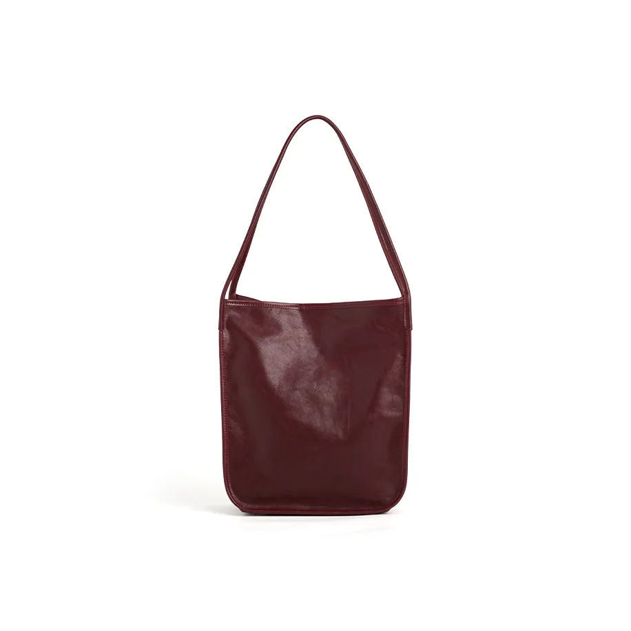 COCOEVA Сумка через плечо из коровьей кожи стандартная женская Анкора красный черный