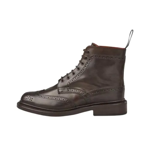 Tricker's Ботильоны Темно-кофейный Женские
