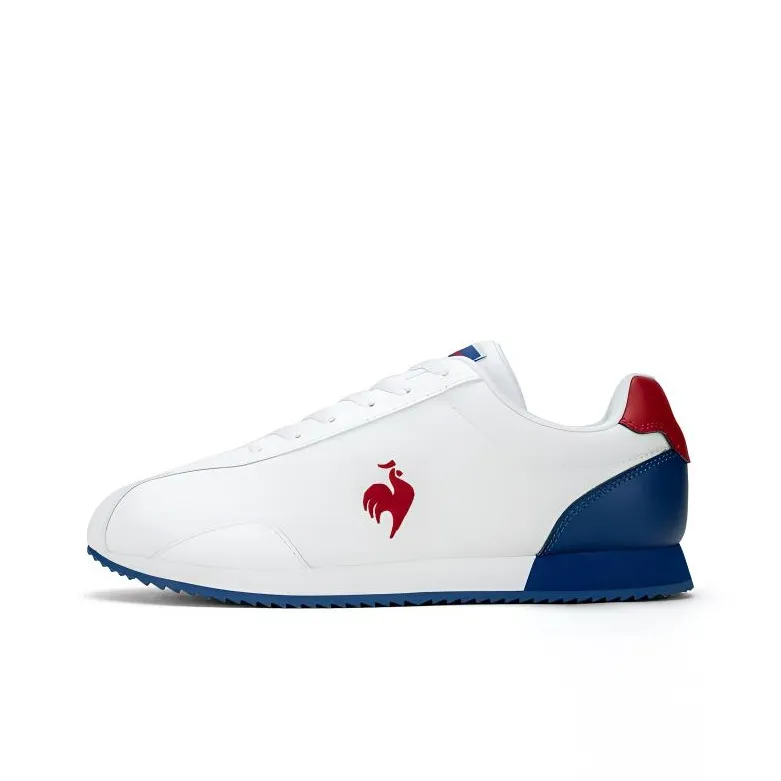 Le Coq Sportif Non-slip Lightweight Low-Top Casual Shoes Unisex White Red Blue