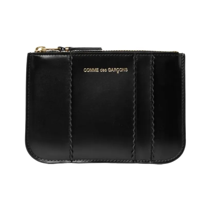 COMME DES GARCONS SHIRT Cow Leather Wallet Unisex Black