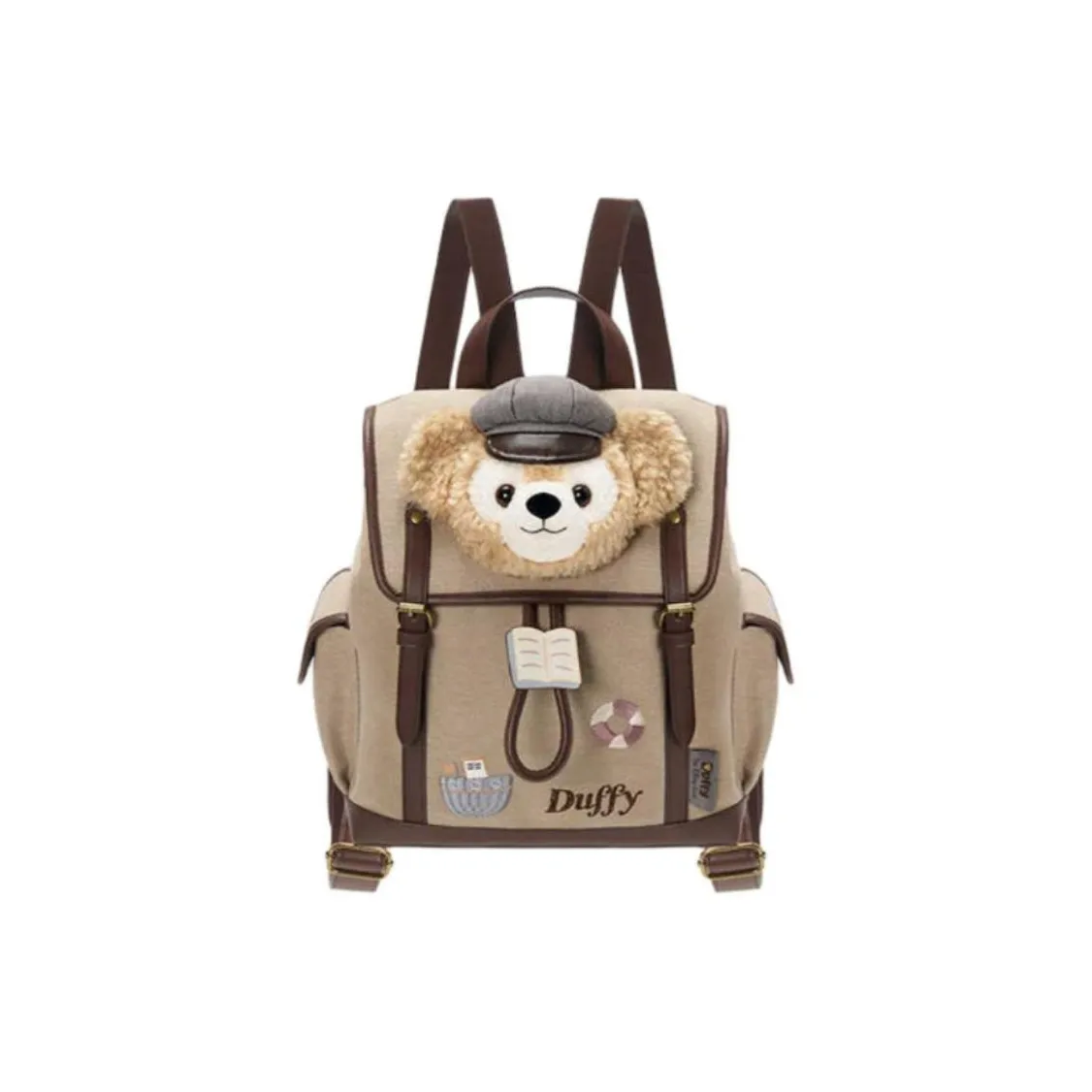 Disney Duffy And Friends Little Classroom Fabric Backpack Women's Brown