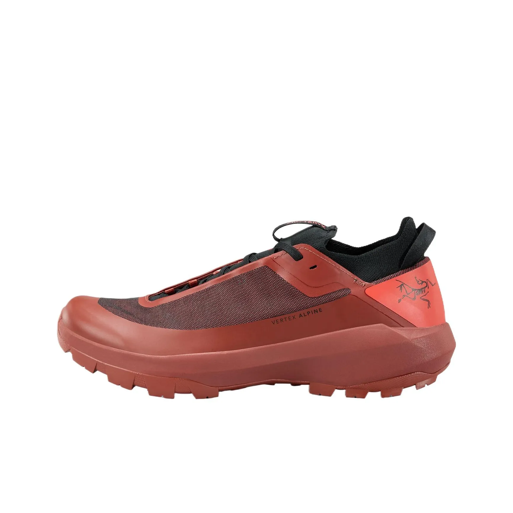 Arcteryx Vertex Alpine Abrasion Resistant Low Top Hiking Shoes Men's Dark Burgundy