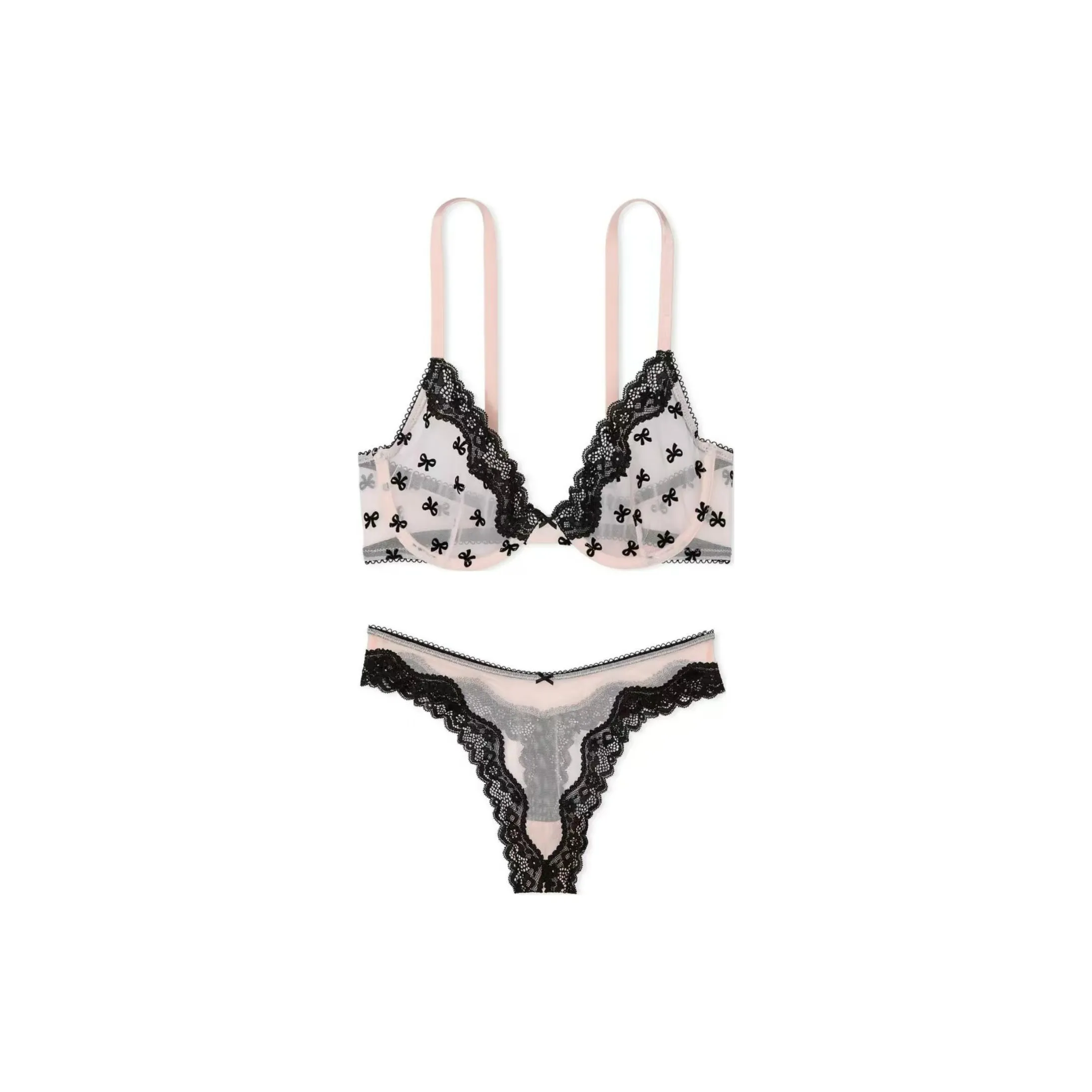Victoria's Secret Underwear Set Women's Light Pink