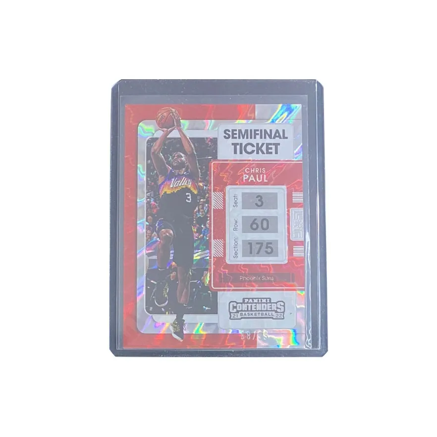 PANINI 2021-22 Ball Game Ticket Sun Chris Paul Refringence 99 Edition Special Ticket Sports Cards 1 Pc
