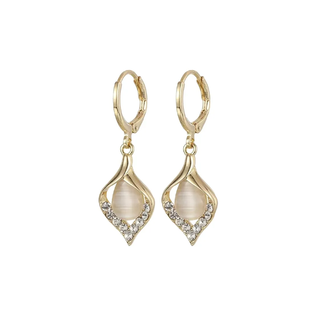 QIANFANGDAHUANGYE Сплав Серьги Женские