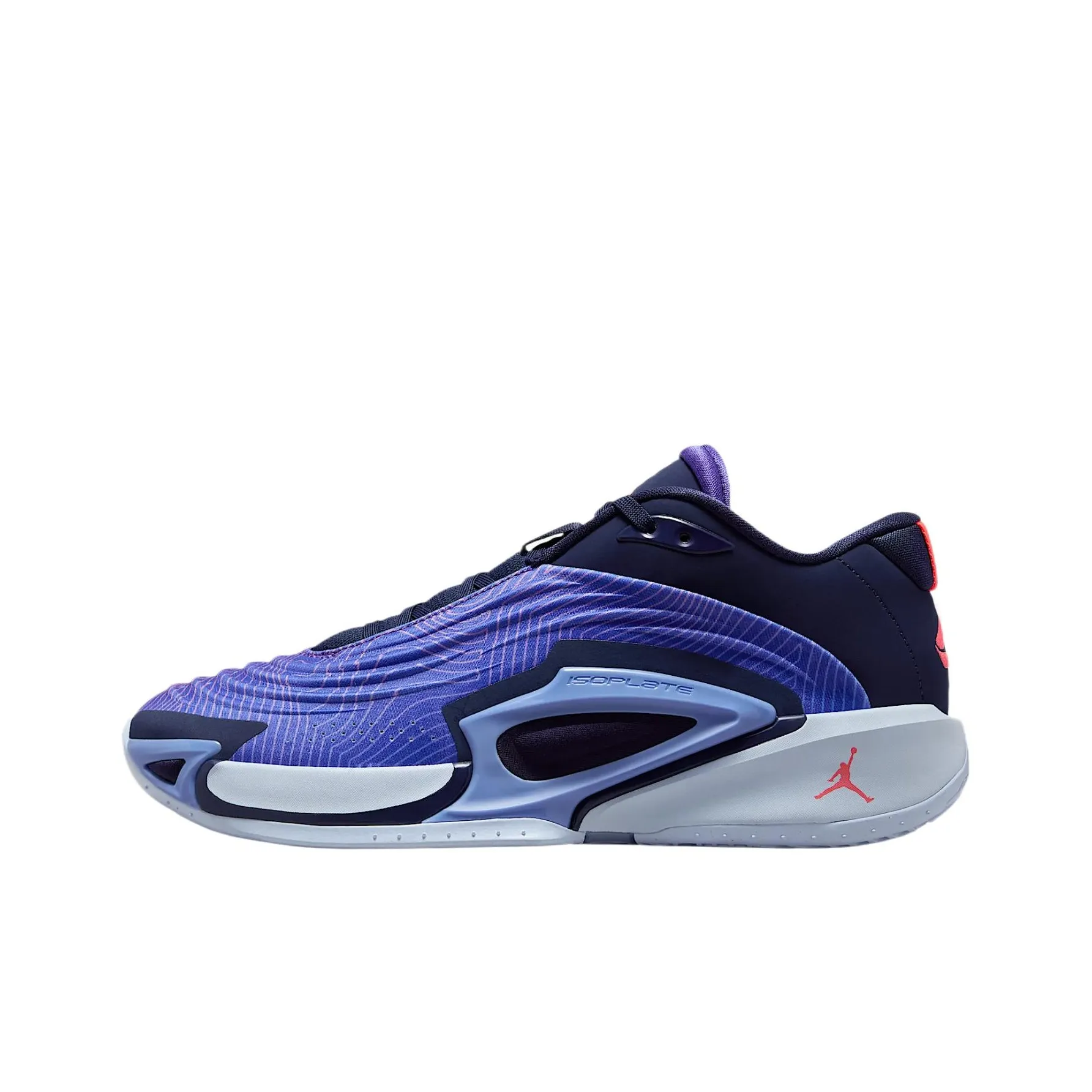 Jordan Luka 3 Амортизация Низкий Топ Баскетбольные Кроссовки Мужские Фиолетовые