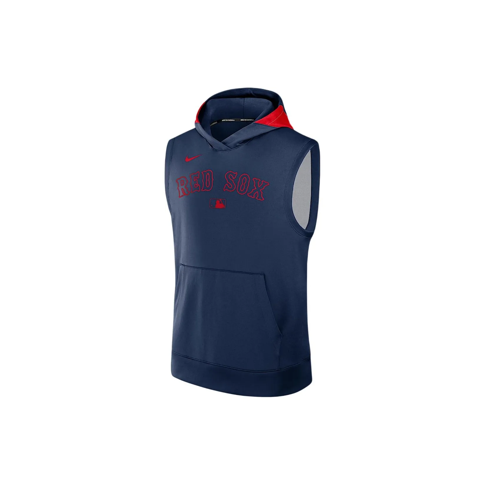 Nike Boston Red Sox Authentic Collection Men's Nike Dri FIT Mlb Sleeveless Pullover Hoodie