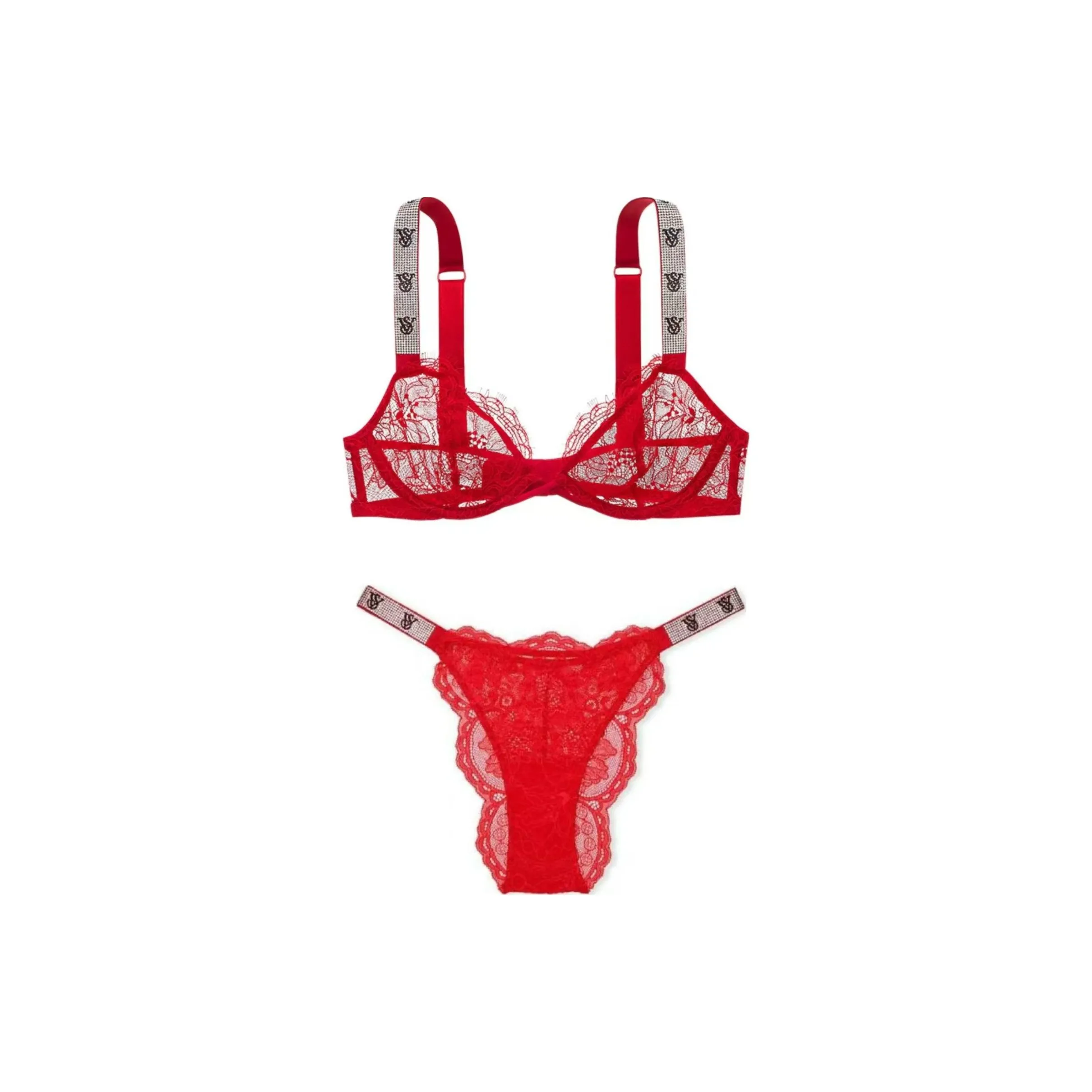 Victoria's Secret Underwear Set Women's Red