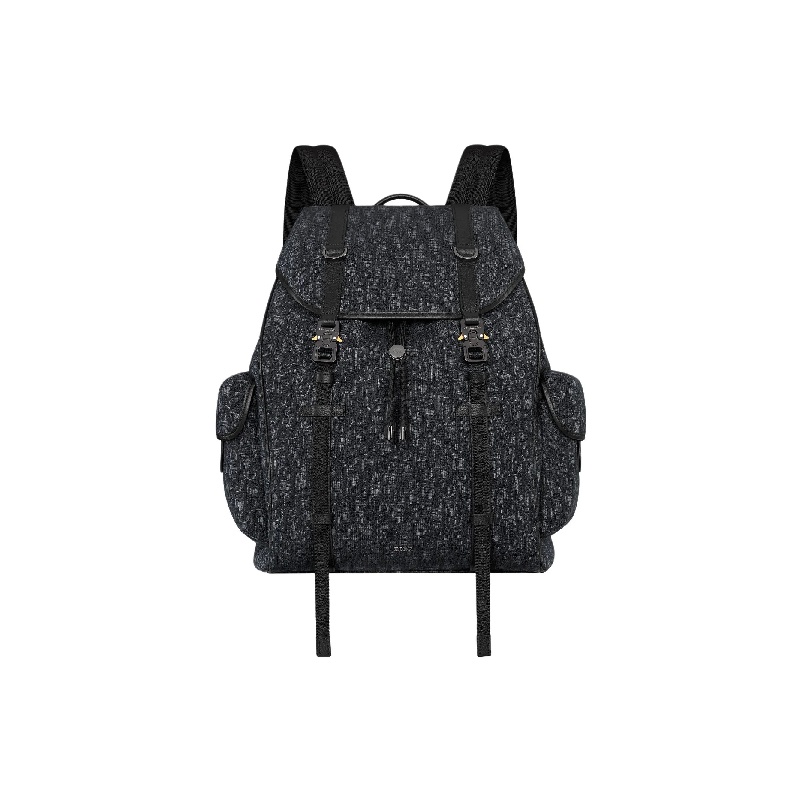 DIOR Hit The Road Cotton Backpack Men's Black