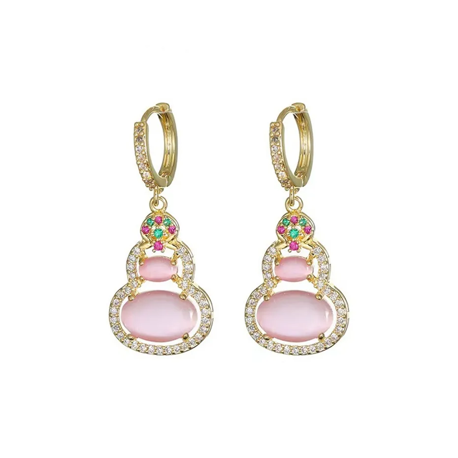 HOLLY RYAN Glass Cat Eye Earrings Women's