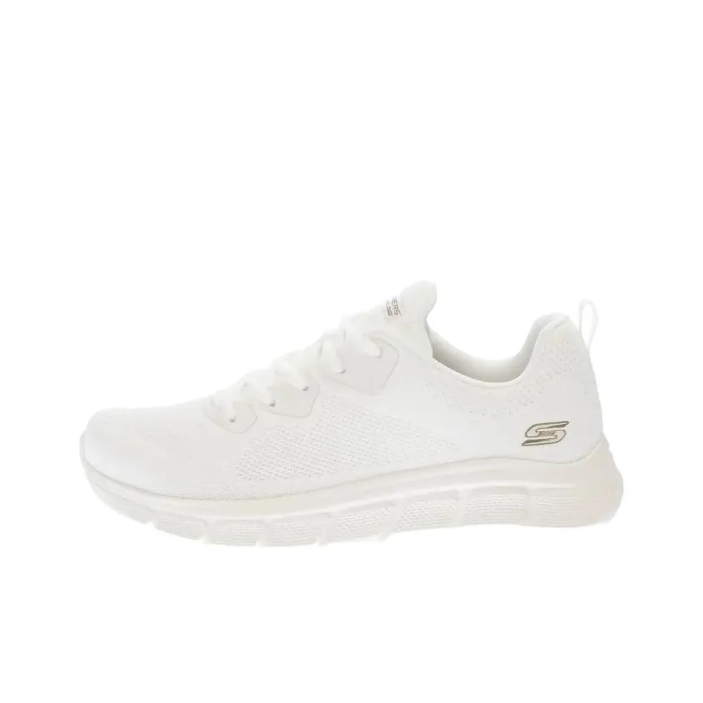 Skechers BOBS B FLEX Low Top Casual Running Shoes Women's White