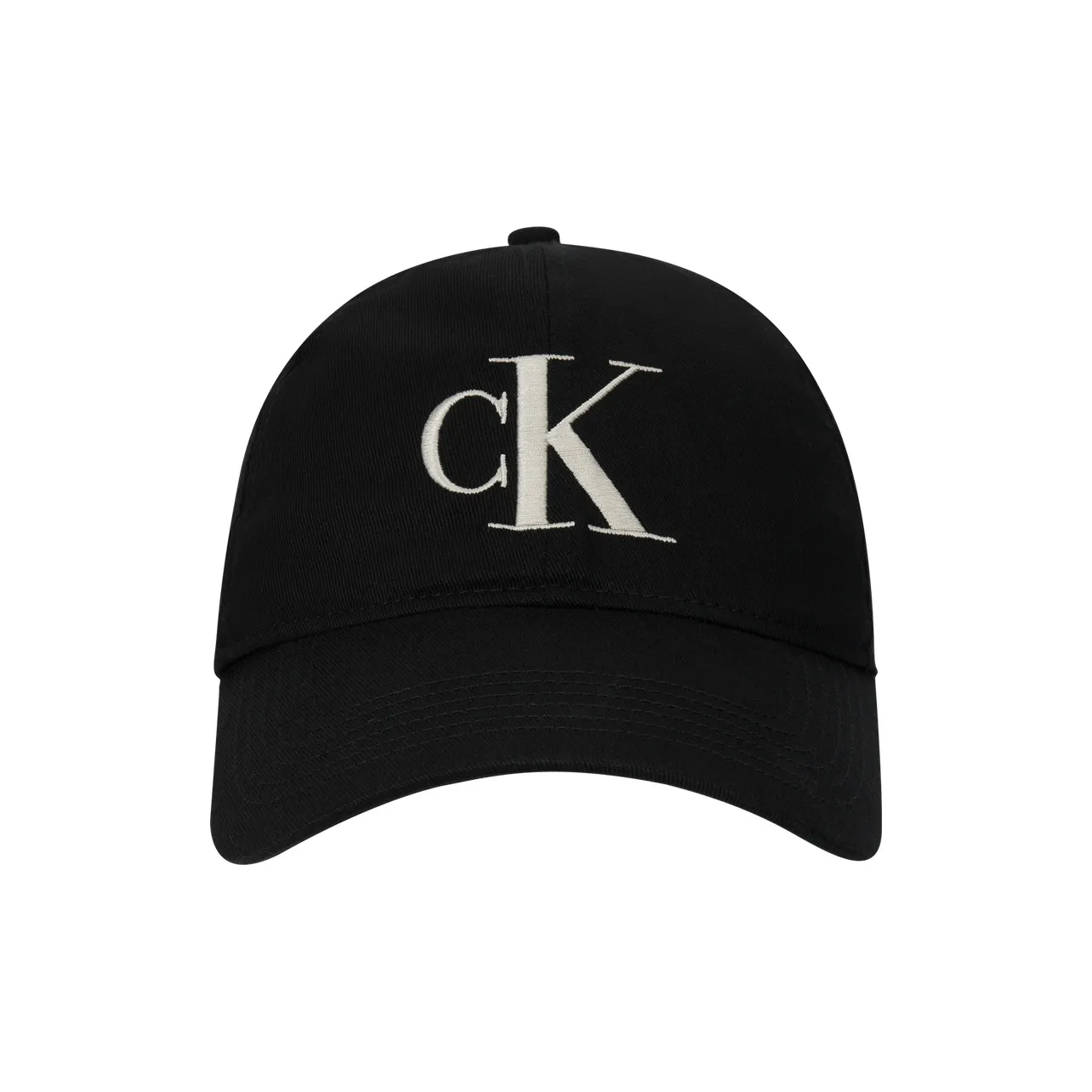 CALVIN KLEIN Cotton Baseball Caps Unisex Space Black