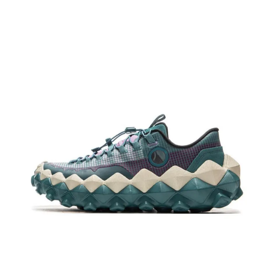 LINING Амортизация Легкий Низкий Топ Casual Унисекс Зеленый Фиолетовый