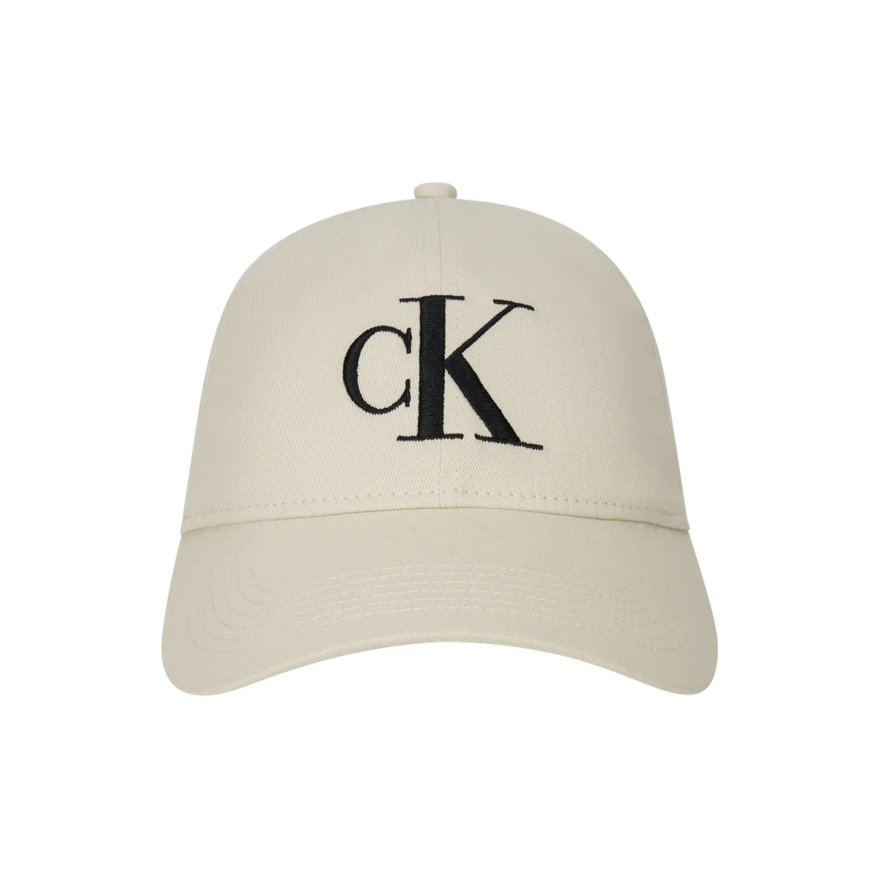 CALVIN KLEIN Cotton Baseball Caps Unisex Cow Ivory
