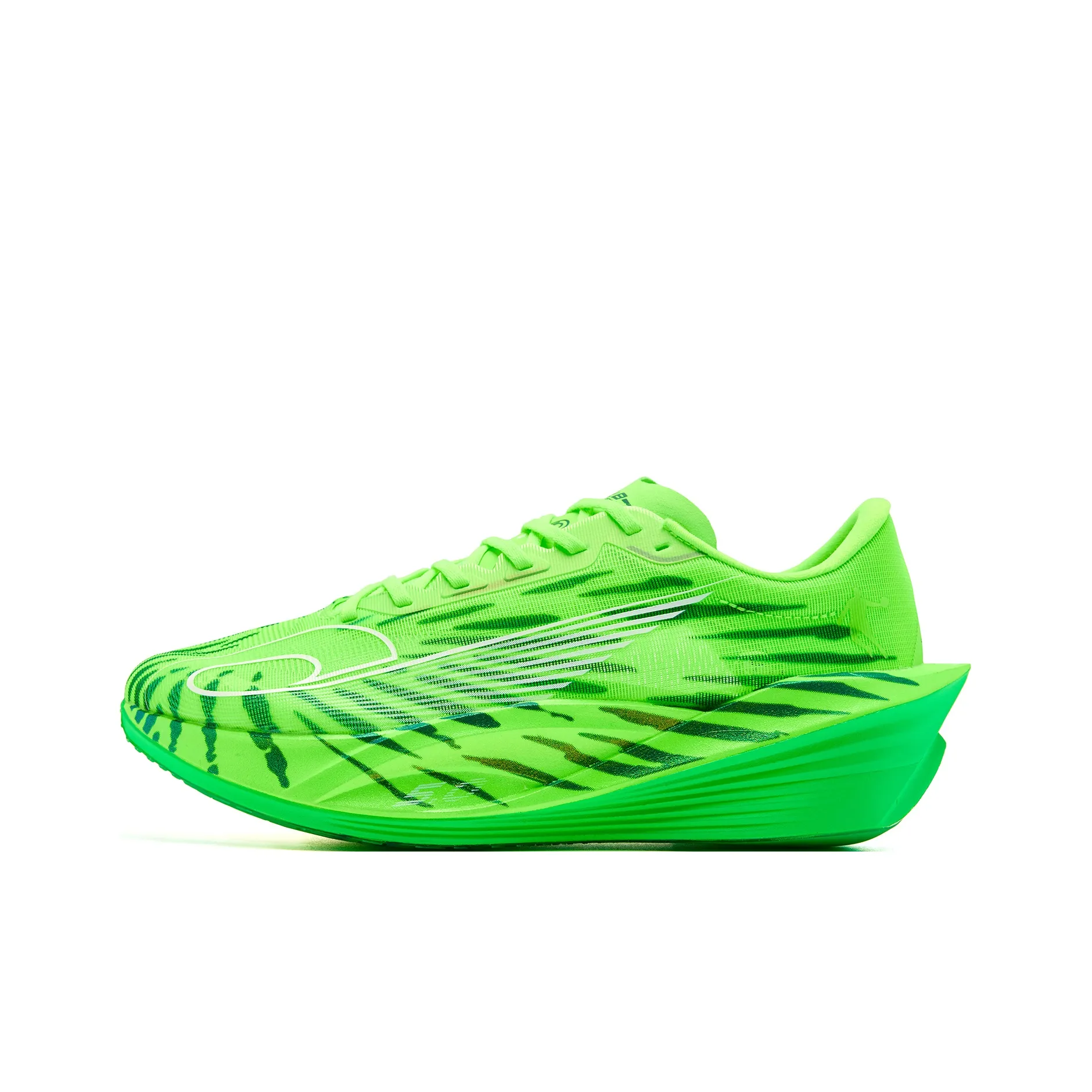 QIAODAN Phantom PB5.0 Running Shoes Women's Low Top Bright Abyss Green