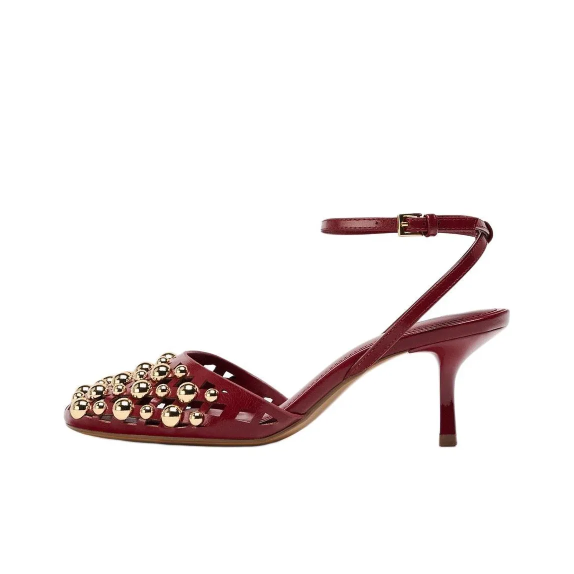 ZARA Узкий каблук Высокие каблуки Женские Красный