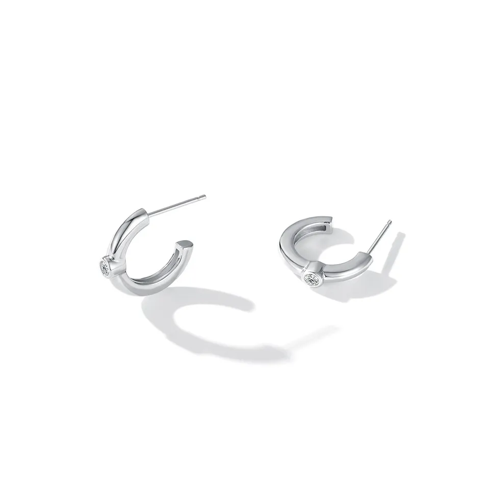 VIGG S925 Sterling Silver Stud Earring Stud Earrings Women's