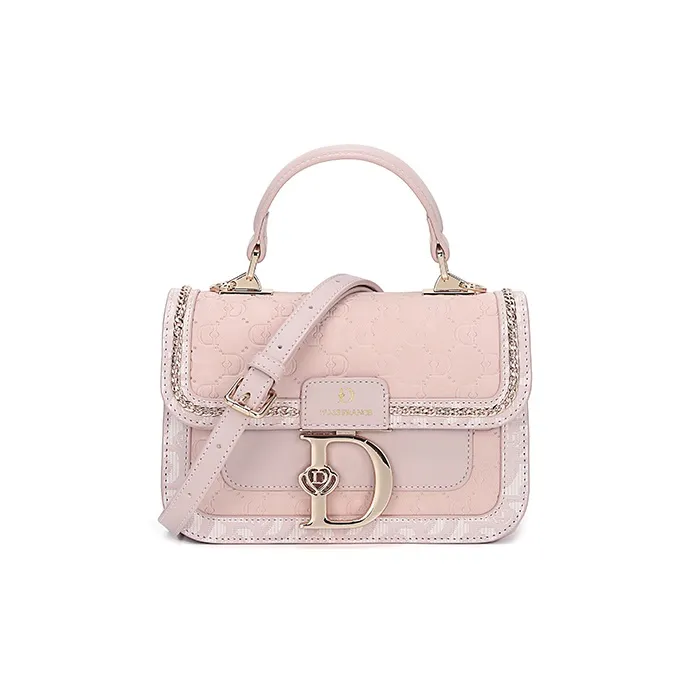 SEPTWOLVES ПУ (полиуретан) Ручная сумка Сумка через плечо Женская Розовая