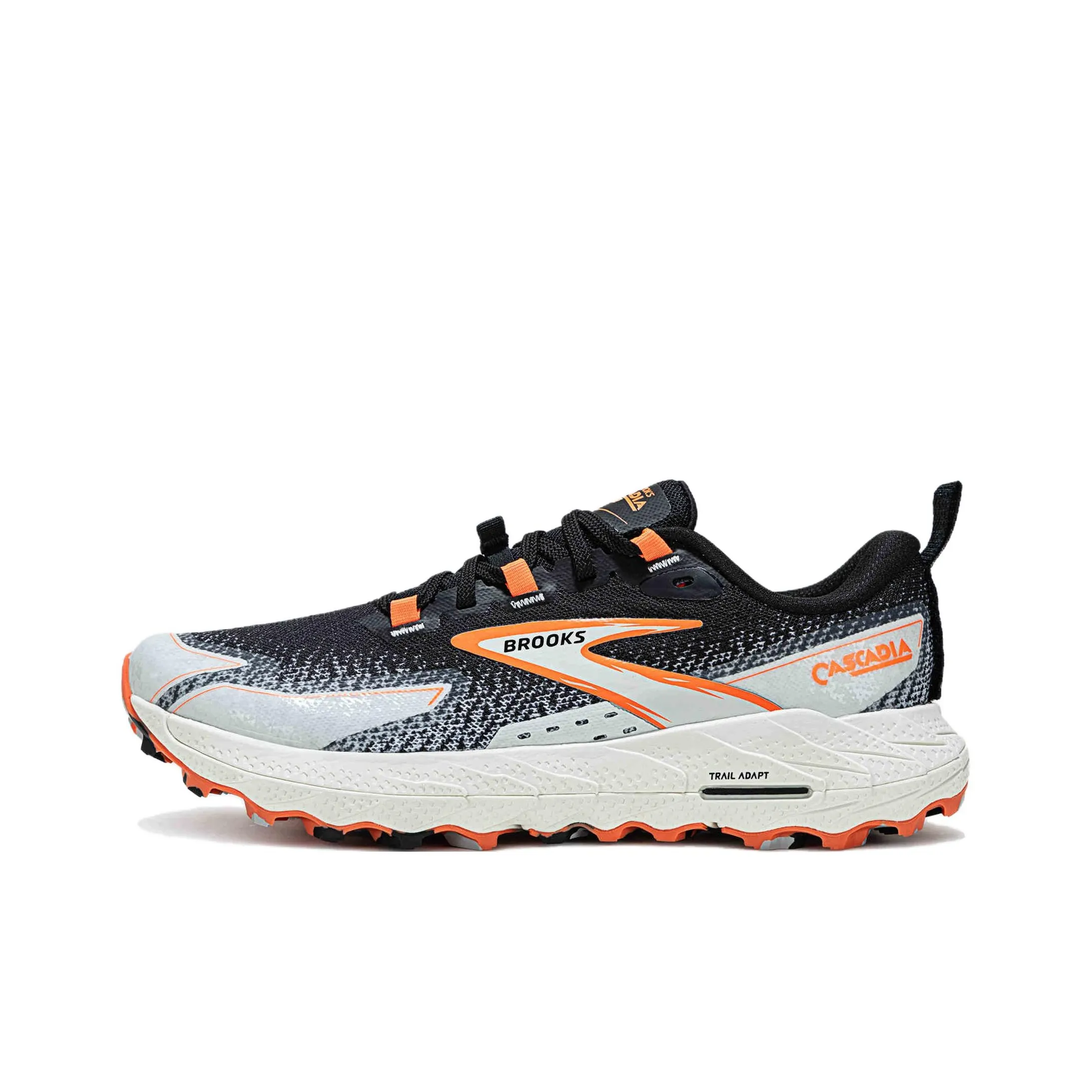 Brooks Cascadia18 Cushioning, Wear Resistant Low Top Trail Running Shoes Women's Black