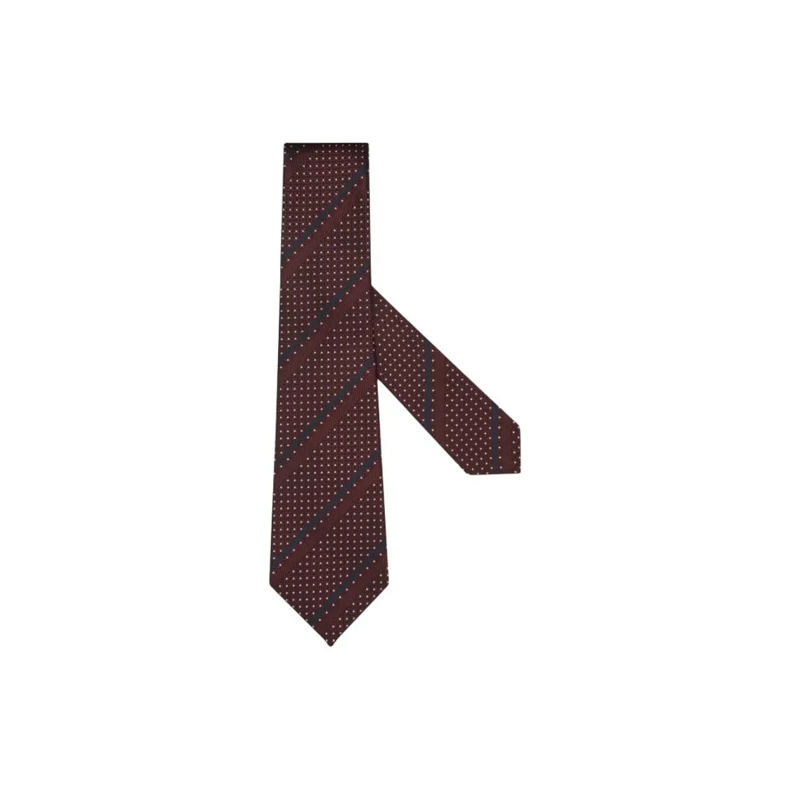 Zegna Silk, Mulberry Silk Ties Unisex Burgundy