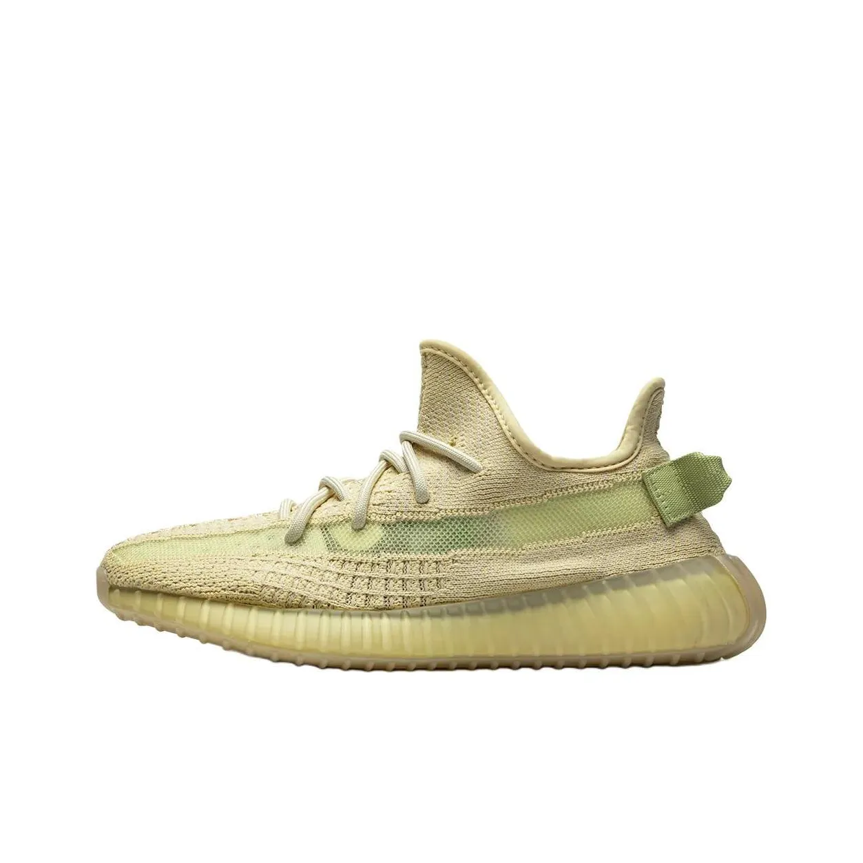 Adidas Originals Yeezy Boost 350 V2 Slip-resistant Abrasion-resistant Low Top Casual Men's Beige Green Adidas Originals Yeezy Boost 350 V2 Противоскользящий Устойчивый к истиранию Низкий Топ Повседневный Мужской Бежевый Зеленый