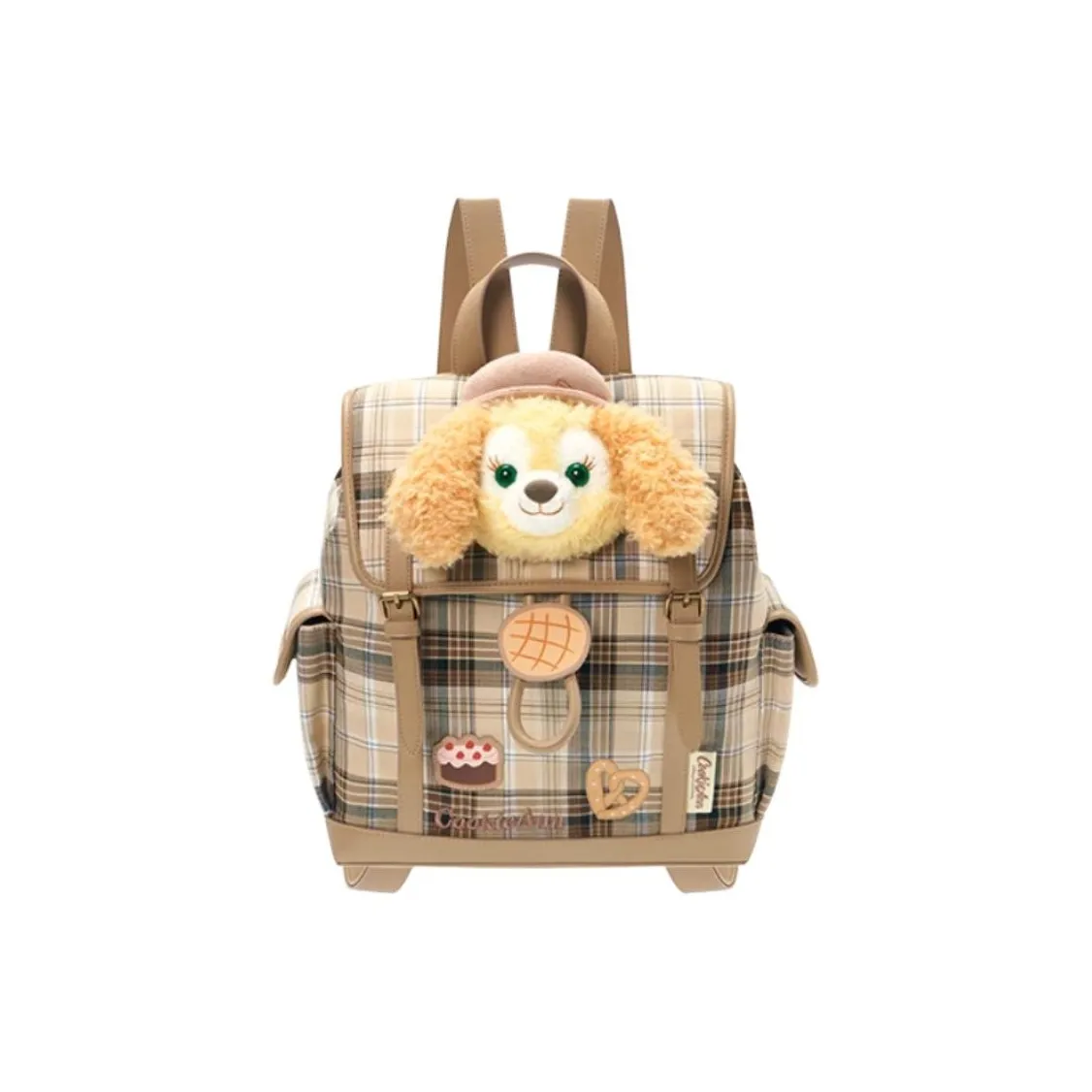 Disney Ткань Рюкзак Унисекс Коричневый