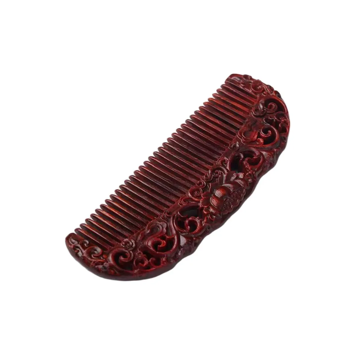 Finger Carpenter Red Rosewood Wooden Comb Women's